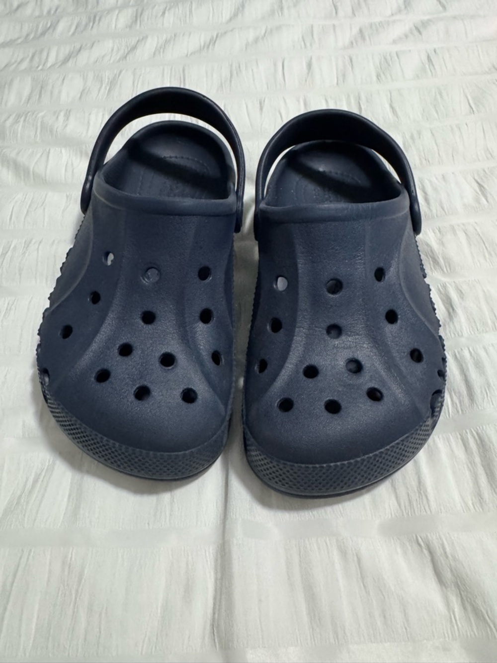 CROCS Kids Navy Classic Clog Sandals